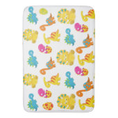 Niedliche Dinosaurier, Dinosaurier-Muster, Baby-Di Badematte (Vorderseite Vertikal)