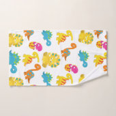 Niedliche Dinosaurier, Dinosaurier-Muster, Baby-Di Badhandtuch Set (Handtuch)