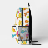 Niedliche Dinosaurier, Dinosaurier-Muster, Baby-Di Bedruckter Rucksack (Rechts)