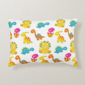 Niedliche Dinosaurier, Dinosaurier-Muster, Baby-Di Dekokissen (Vorderseite)