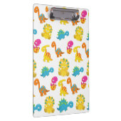 Niedliche Dinosaurier, Dinosaurier-Muster, Baby-Di Klemmbrett (Rechts)