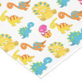 Niedliche Dinosaurier, Dinosaurier-Muster, Baby-Di Mittelgroßer Tischläufer (Ecke)