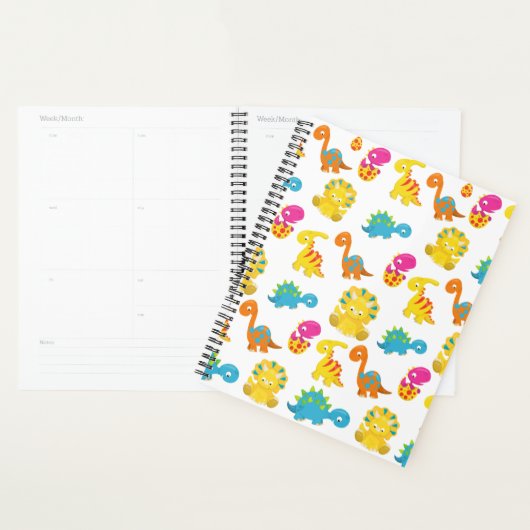 Niedliche Dinosaurier, Dinosaurier-Muster, Baby-Di Planer (Anzeige)