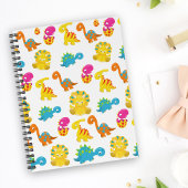 Niedliche Dinosaurier, Dinosaurier-Muster, Baby-Di Planer