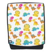 Niedliche Dinosaurier, Dinosaurier-Muster, Baby-Di Rucksack (Vorderseite)