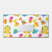 Niedliche Dinosaurier, Dinosaurier-Muster, Baby-Di Schreibtischunterlage (Tastatur & Maus)