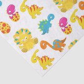 Niedliche Dinosaurier, Dinosaurier-Muster, Baby-Di Seidenpapier (Ausschnitt)