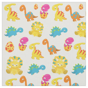Niedliche Dinosaurier, Dinosaurier-Muster, Baby-Di Stoff