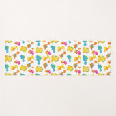 Niedliche Dinosaurier, Dinosaurier-Muster, Baby-Di Yogamatte (Vorderseite (Horizontal))