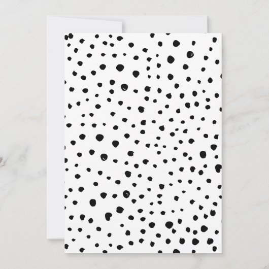 Niedliche Dinosaurier-Donut-Party Einladung (Rückseite)