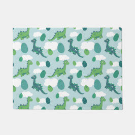 Niedliche Dinosaurier-Eier Fußmatte