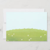 Niedliche Dinosaurier Einladung (Rückseite)