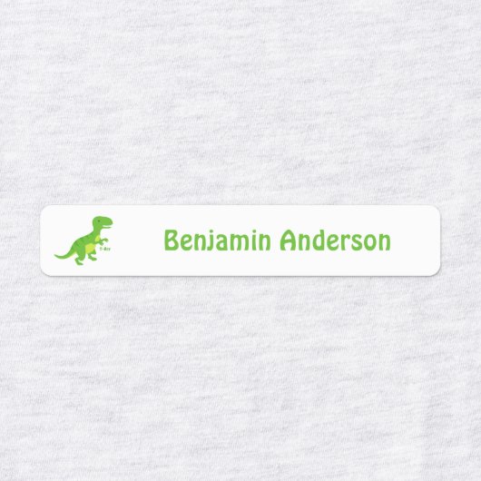 Niedliche Dinosaurier Eisen Etiketten (Design 1)