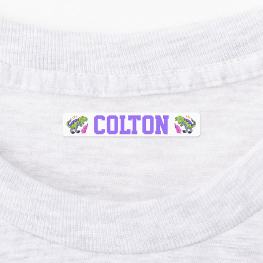 Niedliche Dinosaurier Etiketten (Befestigt)