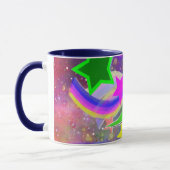 Niedliche Dinosaurier-Farbsterne u. Tasse (Links)