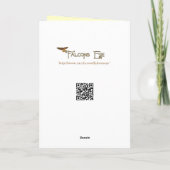 Niedliche Dinosaurier Geburtstagskarte Karte (Rückseite)