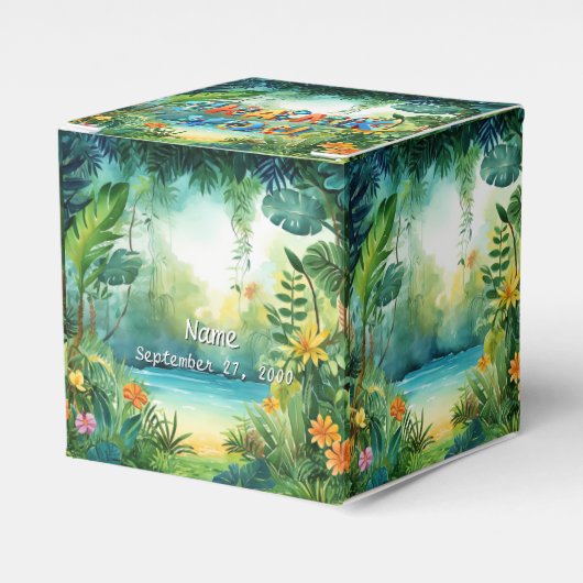 Niedliche Dinosaurier Gefälligkeitsbox Geschenkschachtel (Vorderseite)