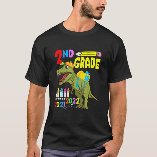 Niedliche Dinosaurier-Gesichtsmaske 2. Stufe zurüc T-Shirt (Vorderseite)