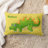 Niedliche Dinosaurier individuelle Name werfen Kis Lendenkissen (Decke)