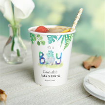 Niedliche Dinosaurier "It's a Boy" Kinderdusche