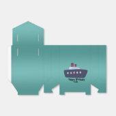 Niedliche Dinosaurier Kapitän Schiff Schule Geburt Geschenkschachtel (Ungefaltet)