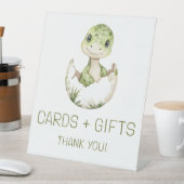 Niedliche Dinosaurier-Karten und Geschenke Kinderd Sockelschild (In Situ)