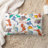 Niedliche Dinosaurier Kids' Lendenkissen (Decke)