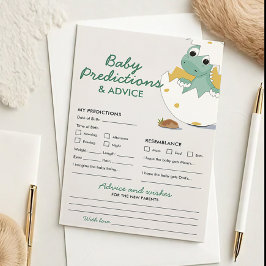 Niedliche Dinosaurier Kinderdusche Vorhersagen und