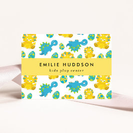 Niedliche Dinosaurier, Kinderspielzentrum, Aktivit Visitenkarte
