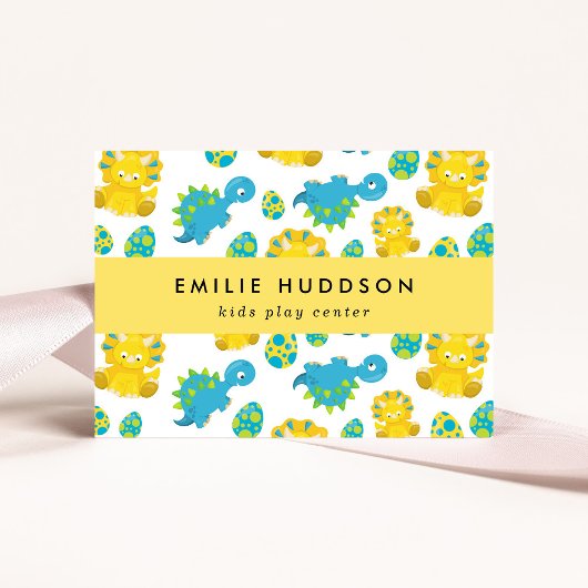 Niedliche Dinosaurier, Kinderspielzentrum, Aktivit Visitenkarte