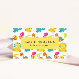 Niedliche Dinosaurier, Kinderspielzentrum, Aktivit Visitenkarte