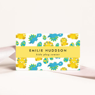Niedliche Dinosaurier, Kinderspielzentrum, Aktivit Visitenkarte