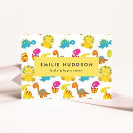 Niedliche Dinosaurier, Kinderspielzentrum, Aktivit Visitenkarte