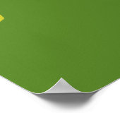 niedliche Dinosaurier-Landszene Poster (Ecke)