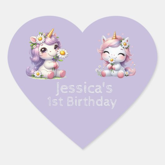 Niedliche Dinosaurier-Lila-Aufkleber Herz-Aufkleber (Vorderseite)