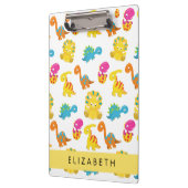 Niedliche Dinosaurier, Muster der Dinosaurier, Ihr Klemmbrett (Links)