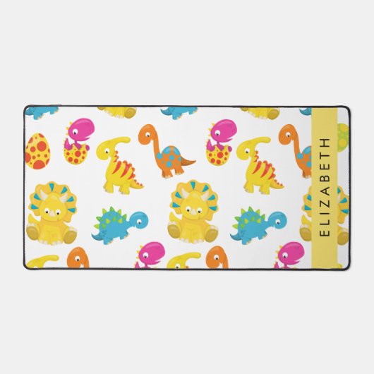 Niedliche Dinosaurier, Muster der Dinosaurier, Ihr Schreibtischunterlage (Vorderseite)