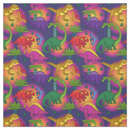 Niedliche Dinosaurier Muster farbenfrohe Dinosauri Stoff
