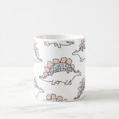 Niedliche Dinosaurier-Muster Kaffeetasse (Mittel)