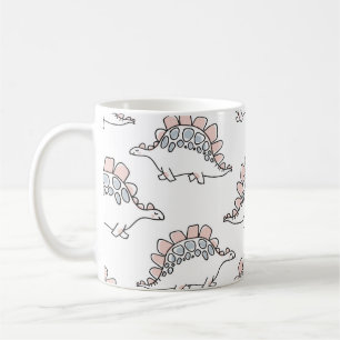 Niedliche Dinosaurier-Muster Kaffeetasse