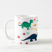 Niedliche Dinosaurier-Muster Kaffeetasse (Links)