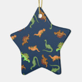 Niedliche Dinosaurier Muster Keramik Ornament (Links)