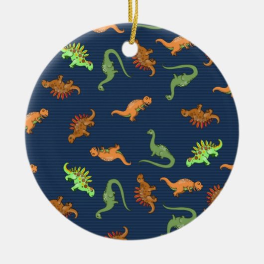 Niedliche Dinosaurier Muster Keramik Ornament (Vorne)