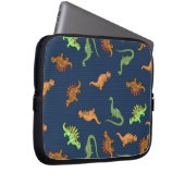Niedliche Dinosaurier Muster Laptopschutzhülle (Vorne Rechts)