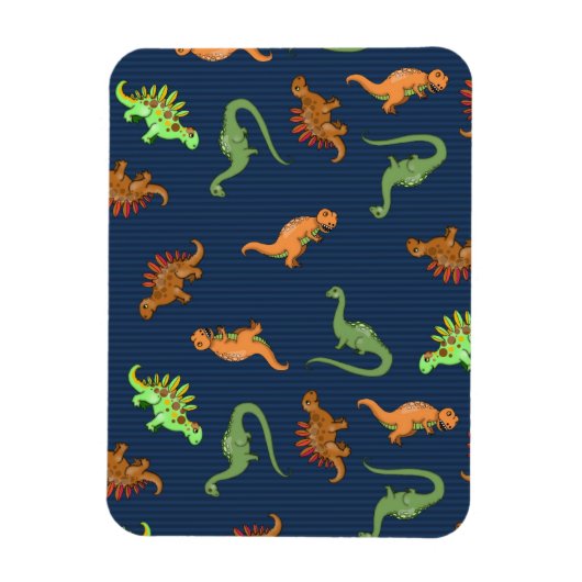 Niedliche Dinosaurier Muster Magnet (Vertikal)