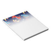 Niedliche Dinosaurier Notizblock (angewinkelt)