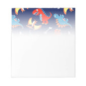 Niedliche Dinosaurier Notizblock (Vorderseite)