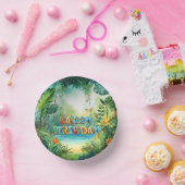 Niedliche Dinosaurier-Papierschale Pappteller (Party)