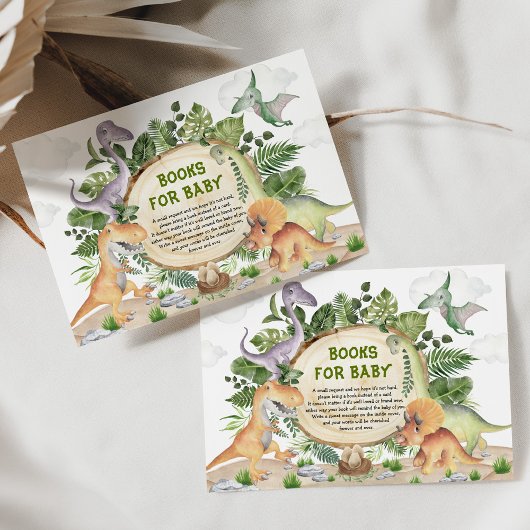 Niedliche Dinosaurier Prähistorische Tierbücher fü Begleitkarte