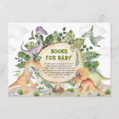 Niedliche Dinosaurier Prähistorische Tierbücher fü Begleitkarte (Vorderseite)